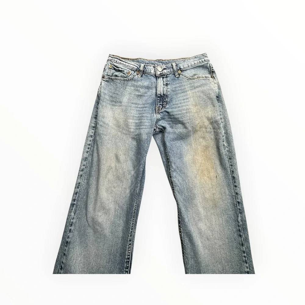 Levi's Jeans Mens 32x32 Light‎ Wash 55550408 Straight Leg Relaxed Denim Vintage